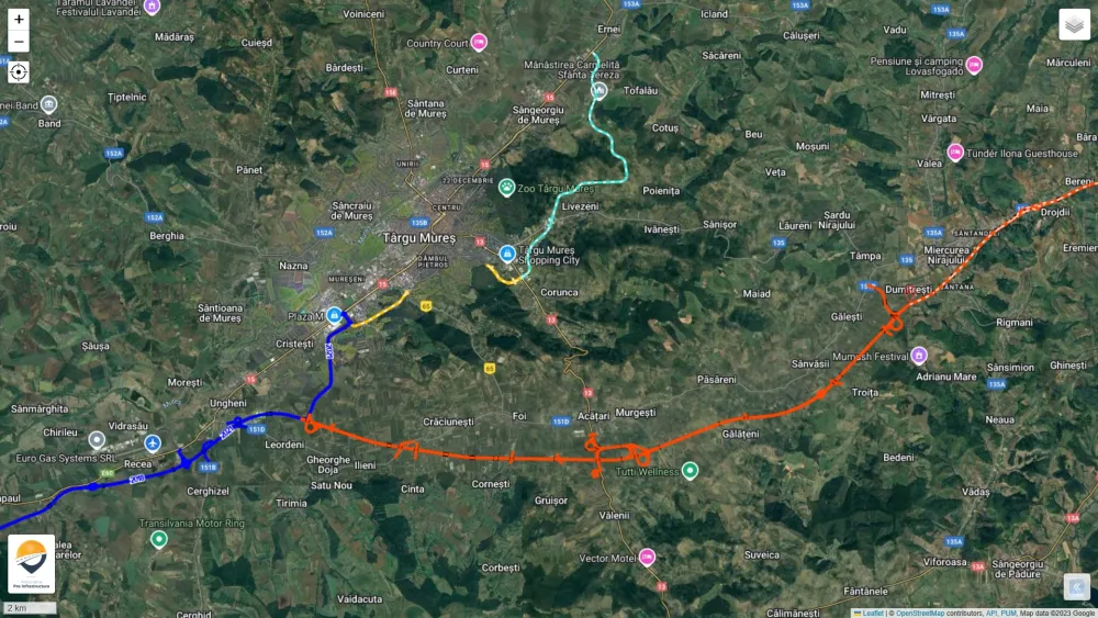 Stagnálnak a munkálatok az A8-as autópálya Marosvásárhely és Nyárádszereda közötti szakaszán