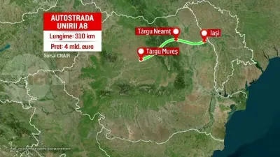 Milyen szakaszban van az A8-as autópálya, Marosvásárhelytől a Pruton átívelő hídig tartó szakasza?