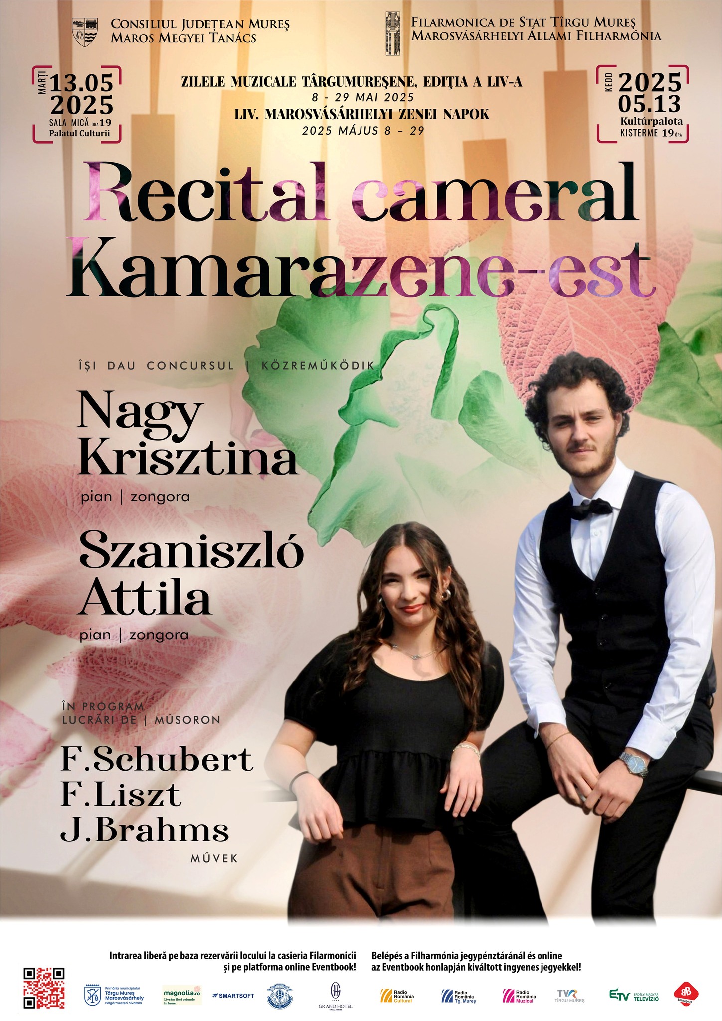 Zongorák párbeszéde – Nagy Krisztina és Szaniszló Attila kamaraestje a Kultúrpalotában