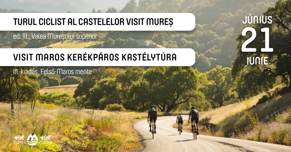 Kerékpáros örökségtúra Maros megyében – júniusban érkezik Visit Maros biciklis kastélytúra