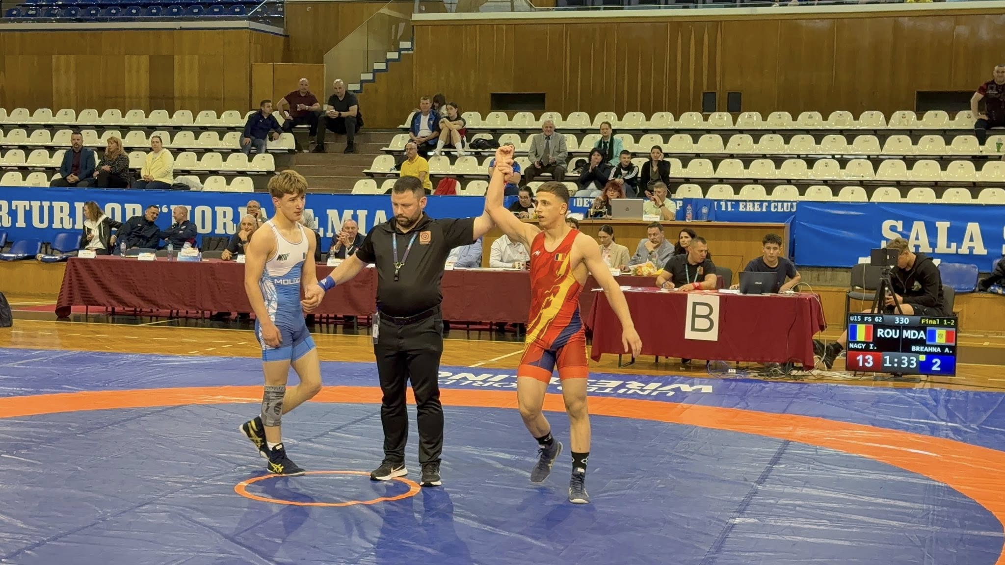 Marosvásárhelyi sportoló hozta el Románia egyetlen szabadfogású aranyérmét Kolozsvárról