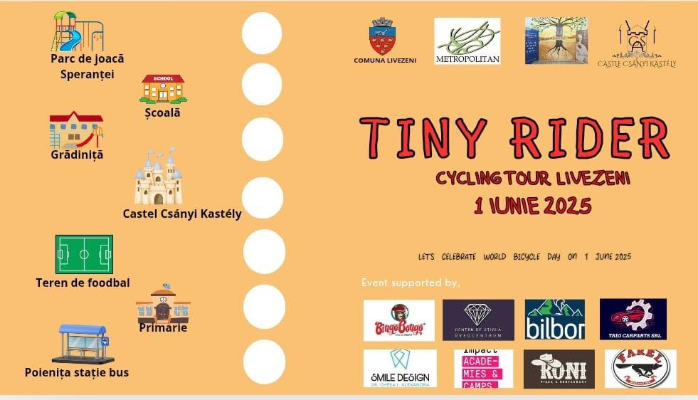 Rendkívüli gyermeknapi kerékpáros és családi rendezvényt tartanak Jedd községben Tiny Riders 2 címmel