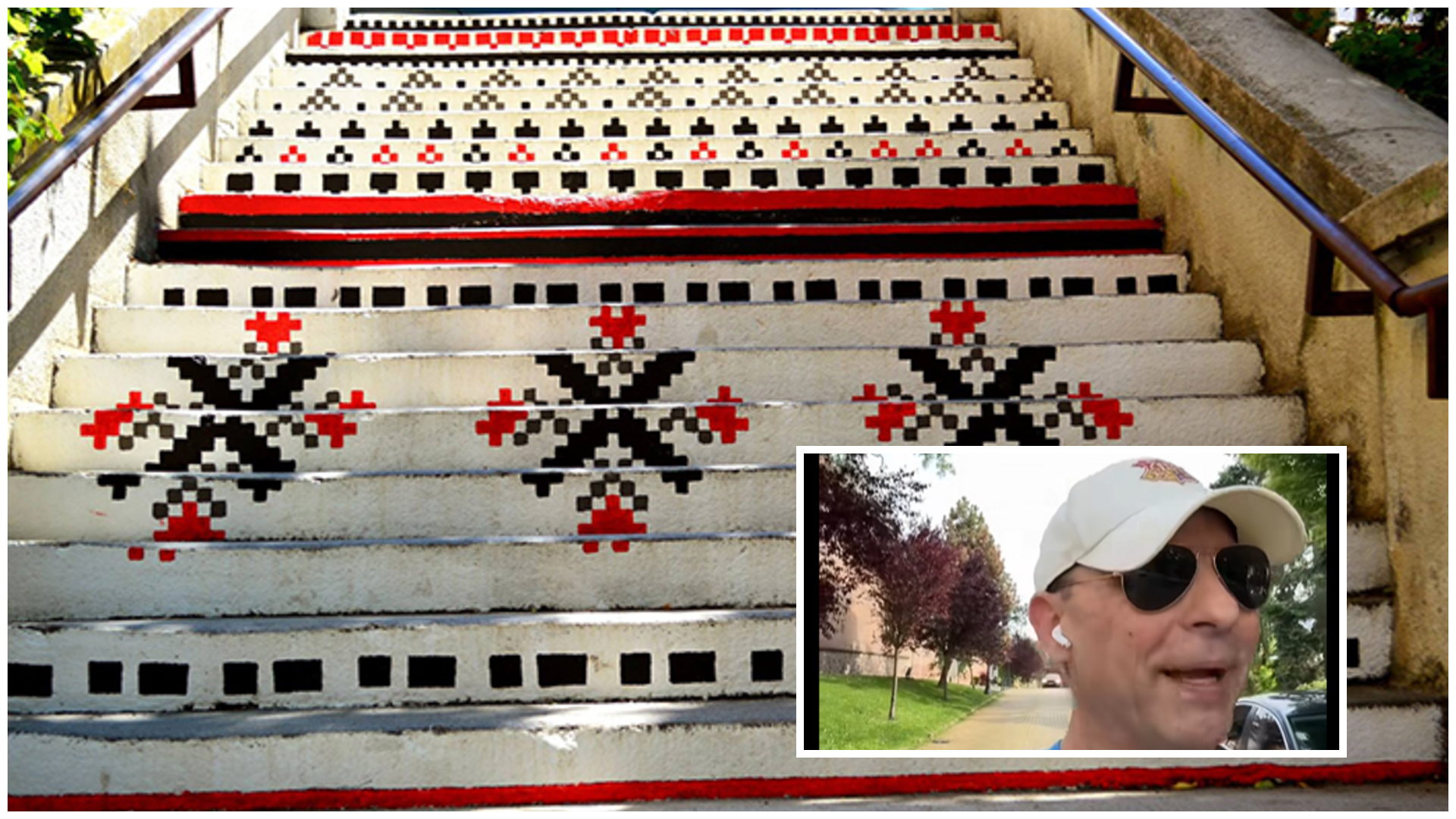 Elhanyagolt állapotban a valaha legszebbnek választott Rákóczi-lépcső Marosvásárhelyen