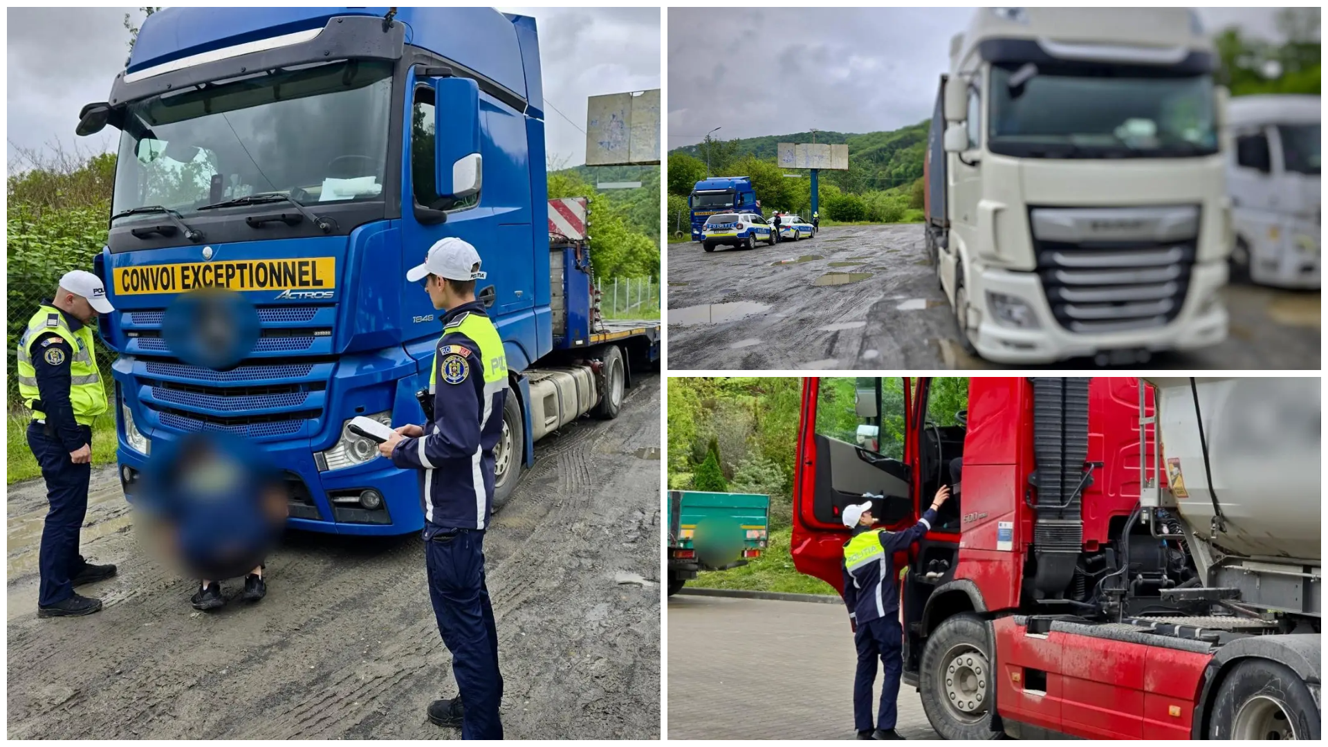 Közlekedési razzia Maros megyében: teherautók és buszok a célkeresztben