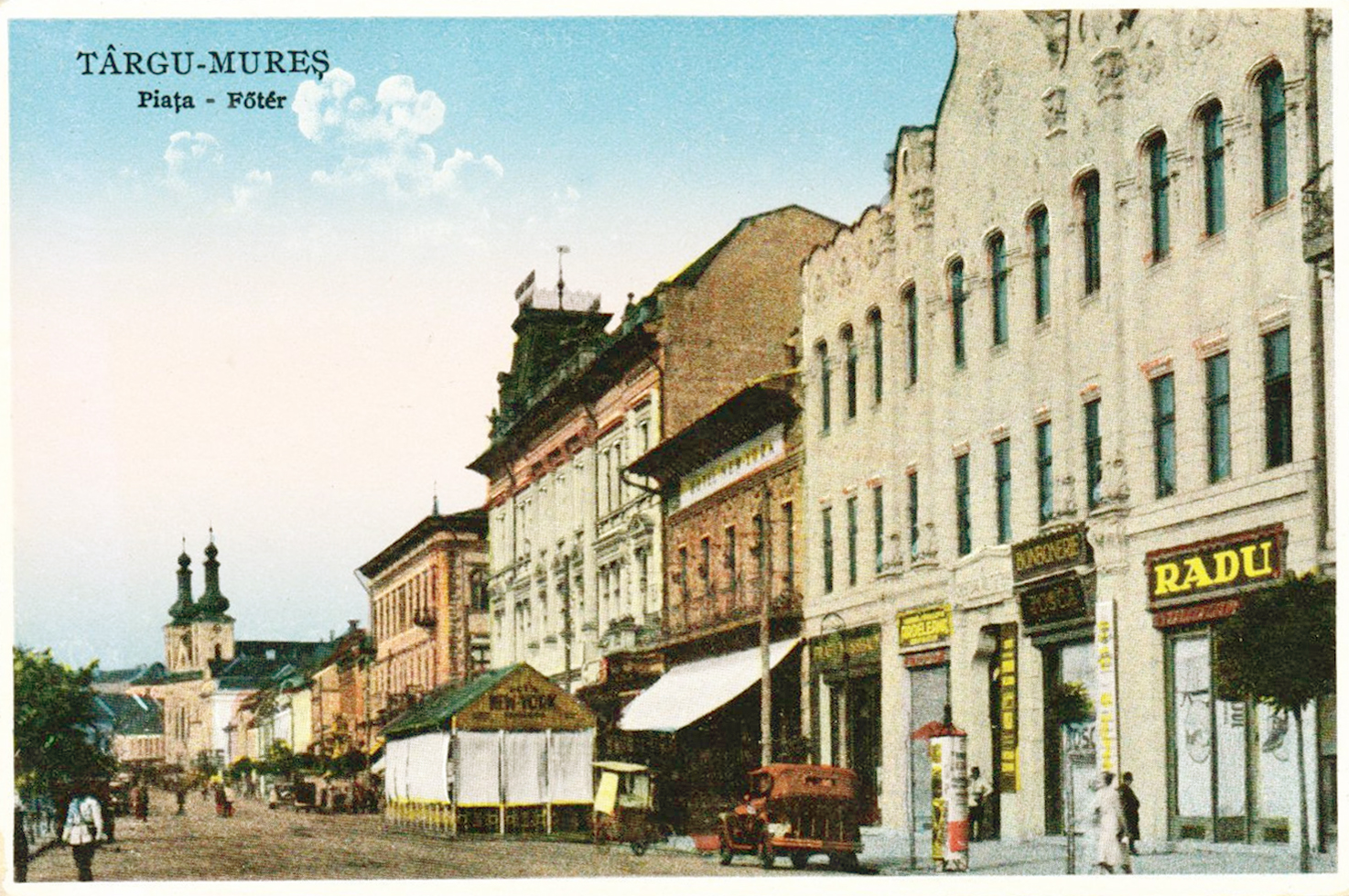 Emlék a múltból… Marosvásárhely főtere 95 évvel ezelőtt