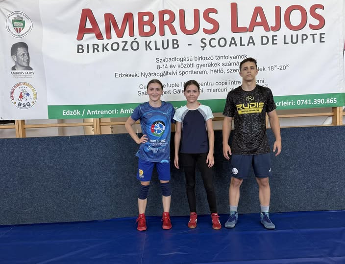 Három marosvásárhelyi BSG-birkózó képviseli Romániát az U15-ös Európa-bajnokságon Olaszországban