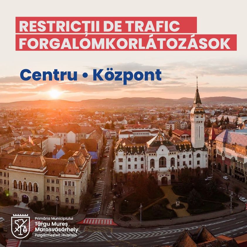 Autósok figyelem! Forgalomkorlátozás a főtéren – a Nemzeti Zászló Napja alkalmából