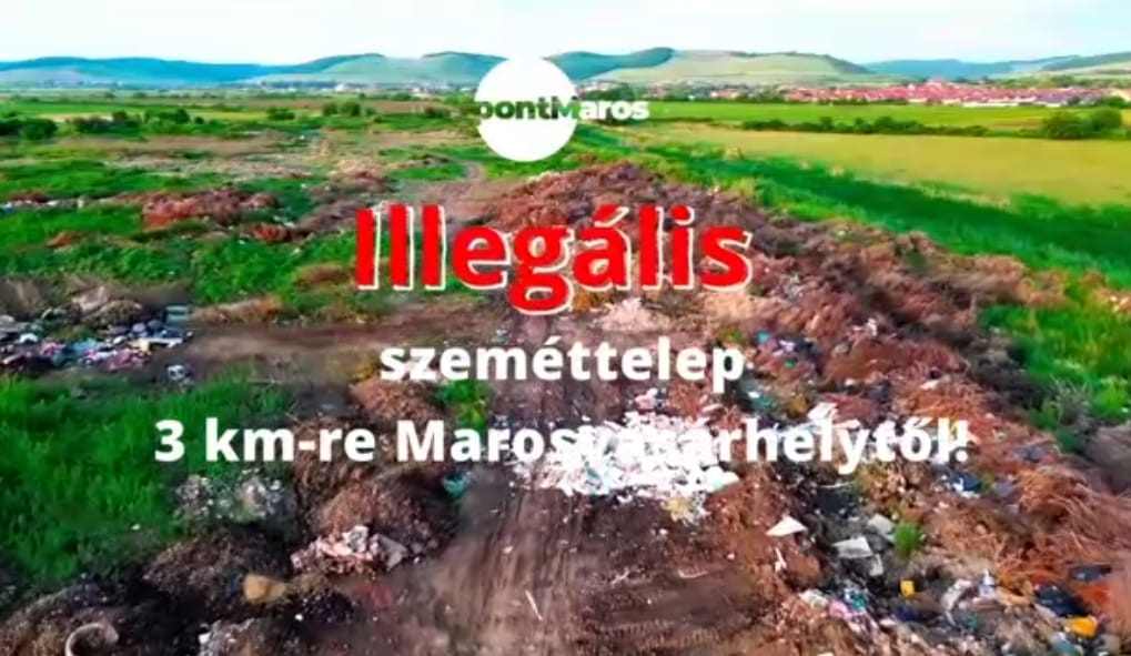 (Videó) Marosszentgyörgy szégyene az illegális szeméttelep: évek óta bírságolják, mégsem történik semmi