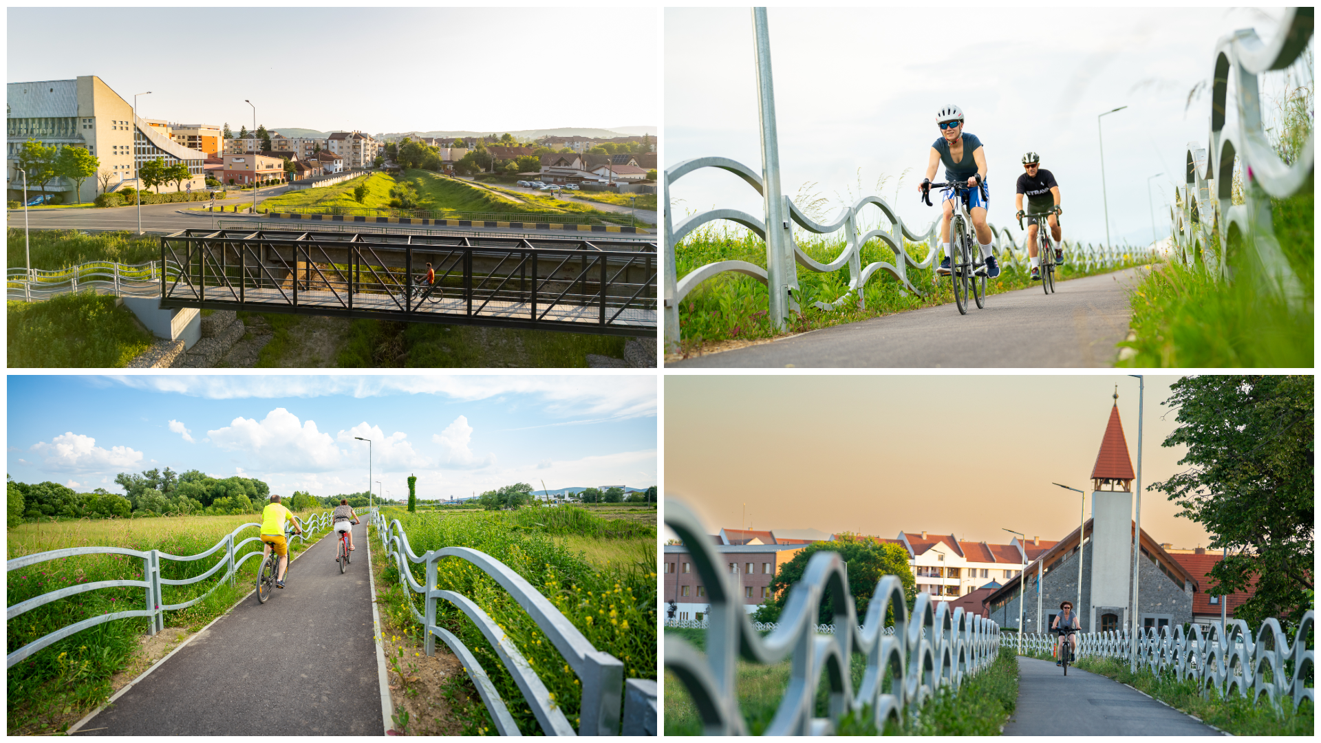 Egyre népszerűbb az Olt menti új kerékpárút Sepsiszentgyörgyön