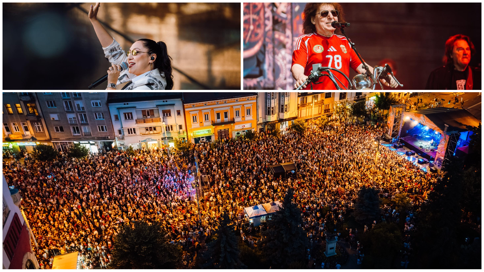 (Videó) Andra és Demjén Ferenc hatalmas bulival zárták a Marosvásárhelyi Napokat