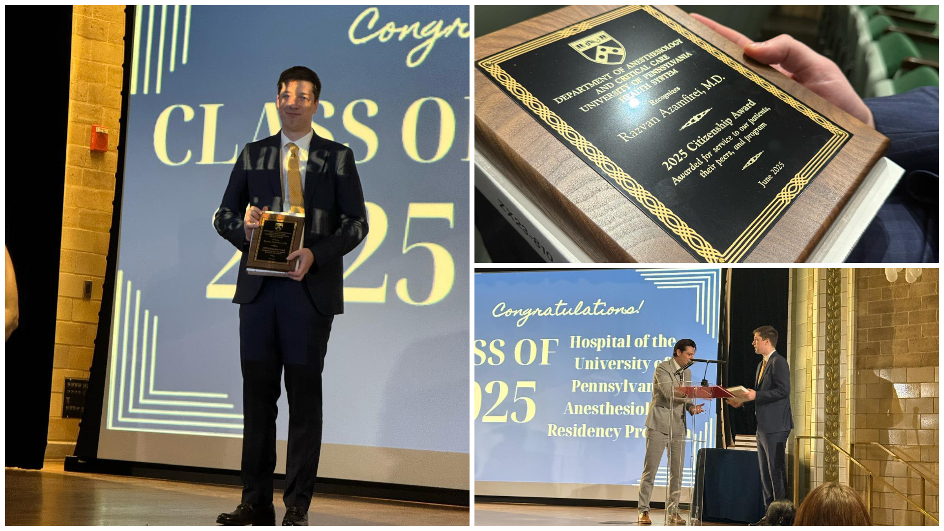 Răzvan Azamfirei elnyerte a 2025-ös Citizenship Award díjat a Pennsylvaniai Egyetemen