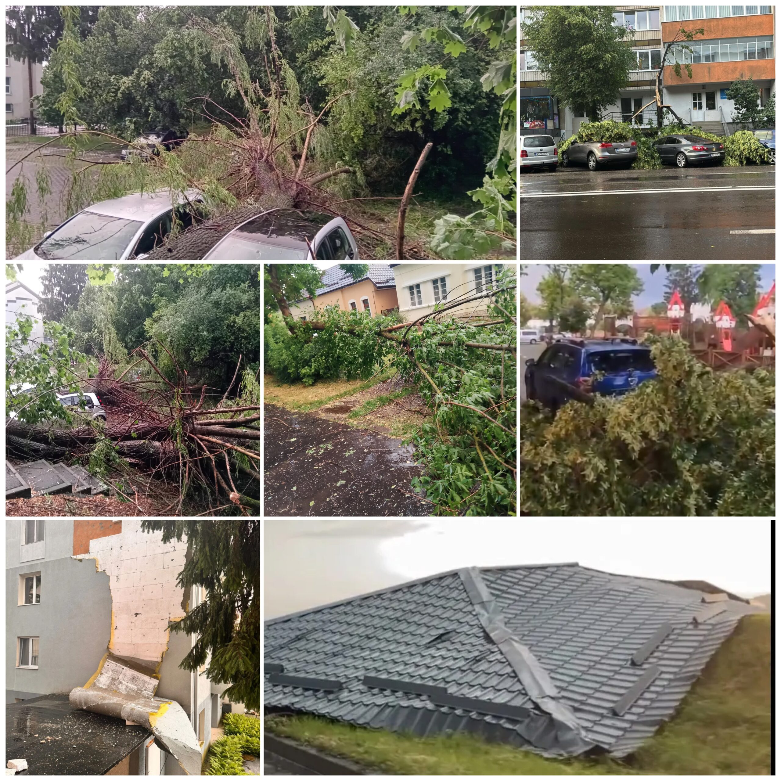 Pusztítás Maros megyében: villámcsapás, kidőlt fák, több mint 100 segélyhívás érkezett!