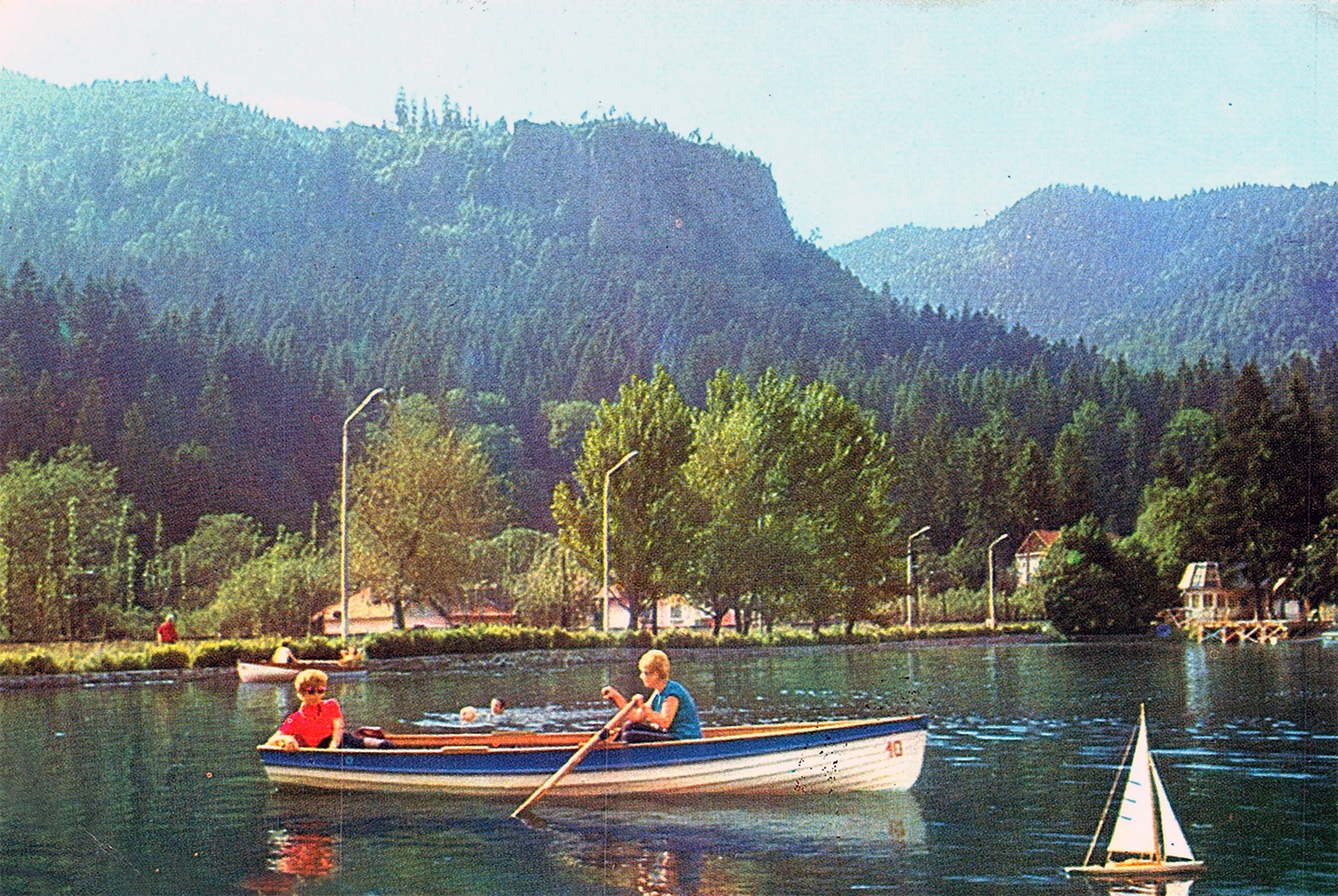 Emlék a múltból… tusnádfürdői Csukás-tó a 70-es években