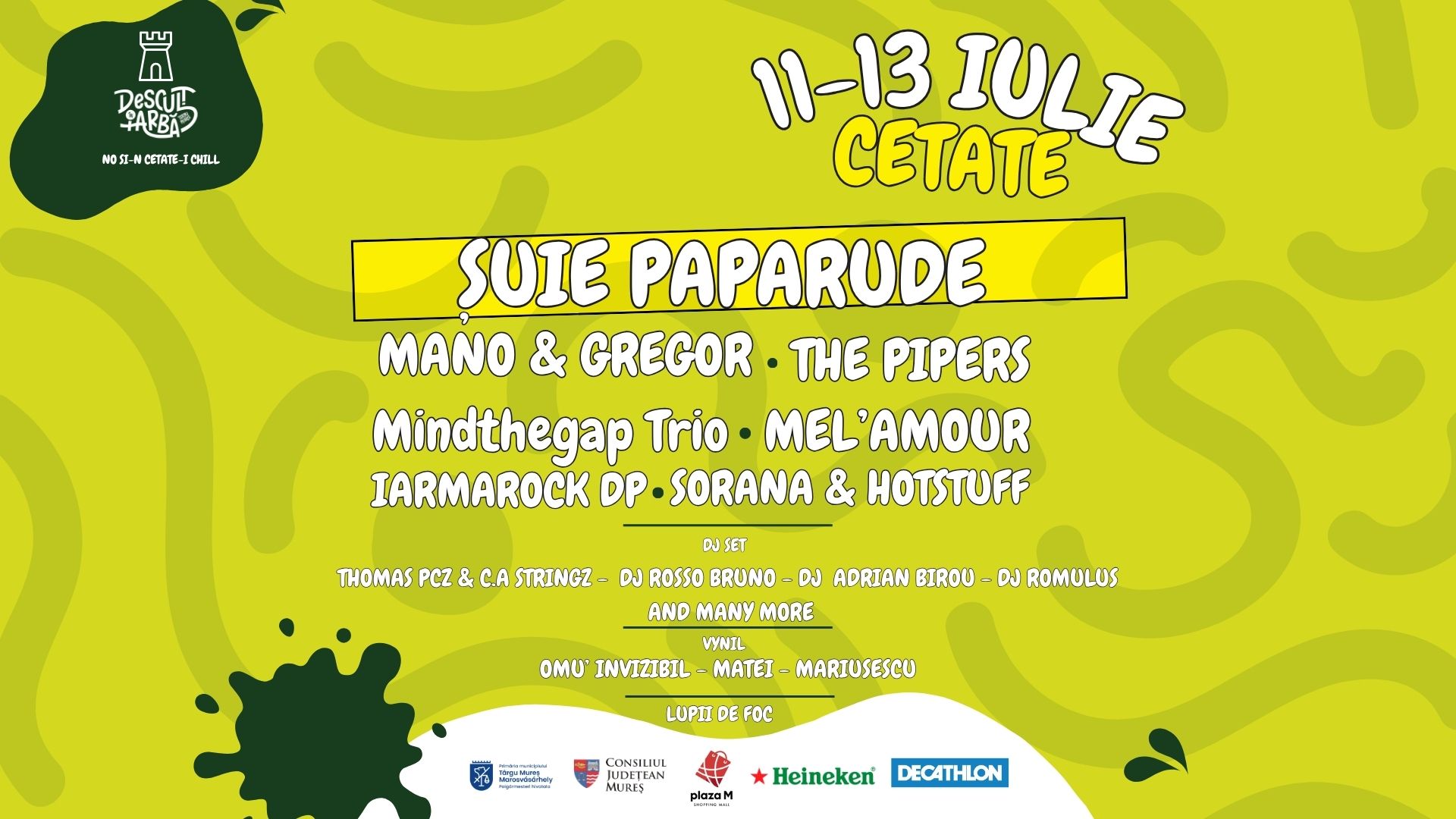 Mezítláb a fűben: Három napnyi zene és nyári kikapcsolódás a marosvásárhelyi Várban