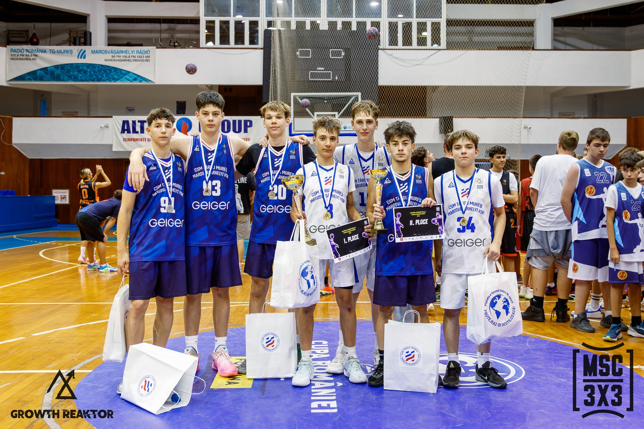 Három korosztályban indult, dobogón végzett a Marosvásárhelyi VSK a megye legnagyobb streetball-versenyén