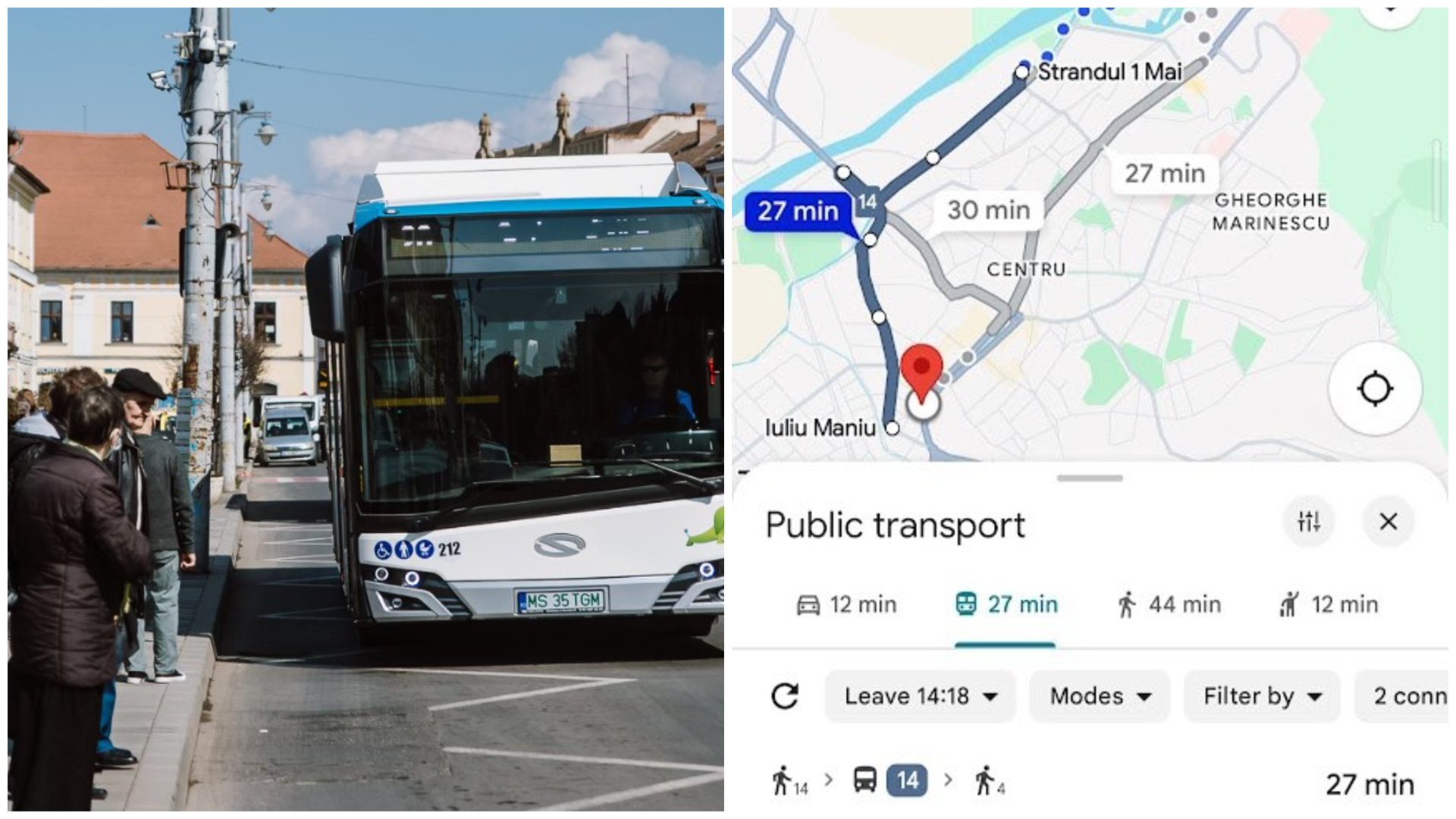 Marosvásárhelyi közlekedés egy kattintásra: indul a Google Térképes útvonaltervezés