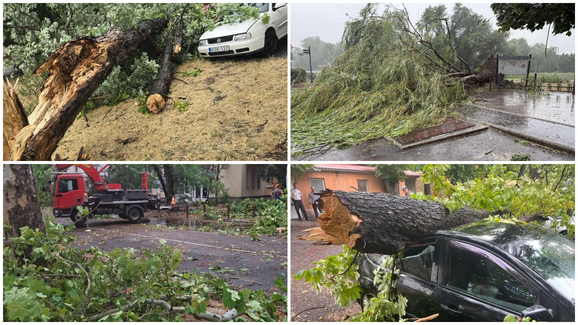Lecsapott a vihar Magyarországra: több ezren kérték a tűzoltók segítségét, 137 km/órás széllökést is mértek