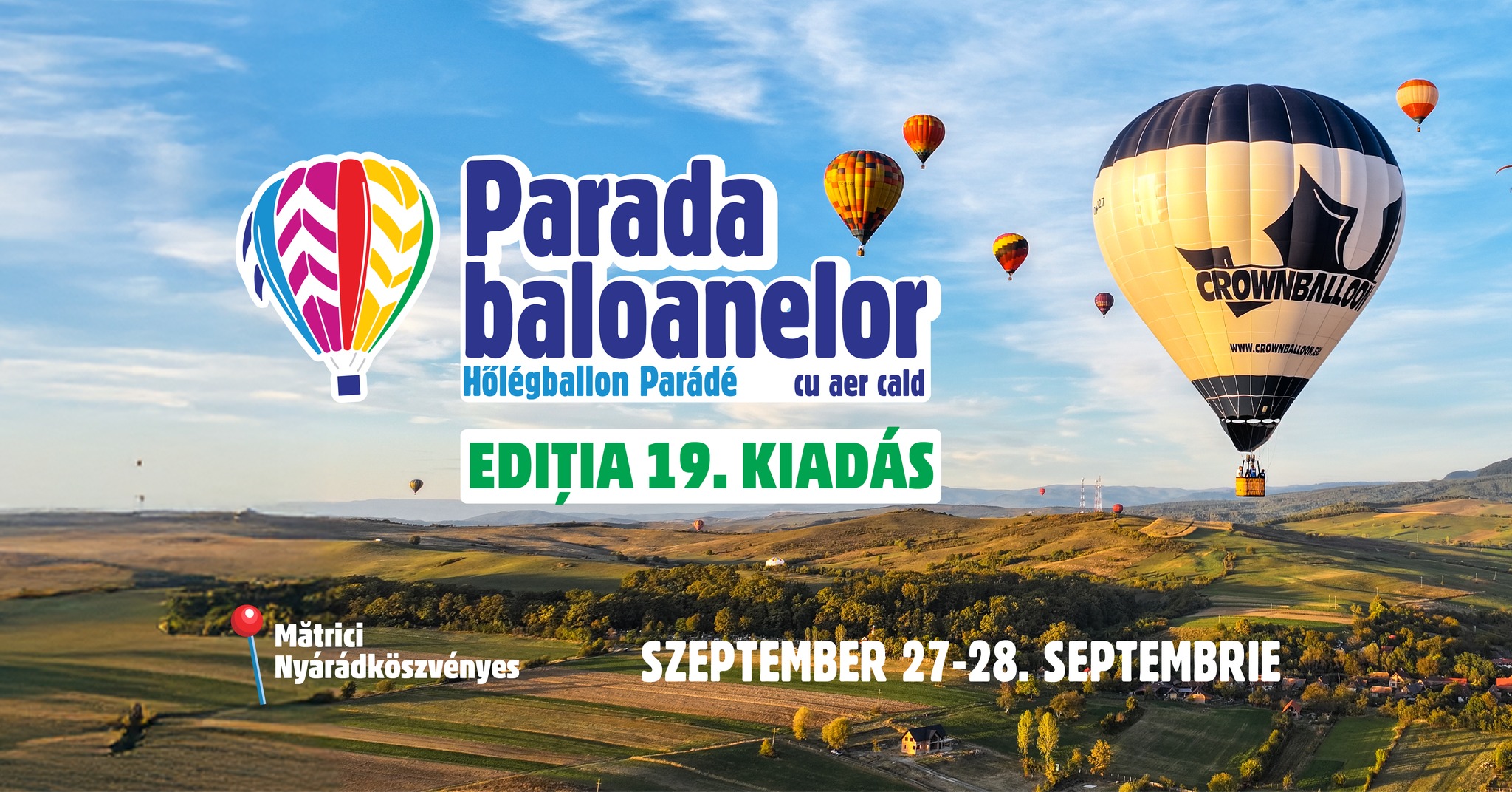 Színek, repülés, élmény: szeptember végén jön a Hőlégballon Parádé Maros megyében