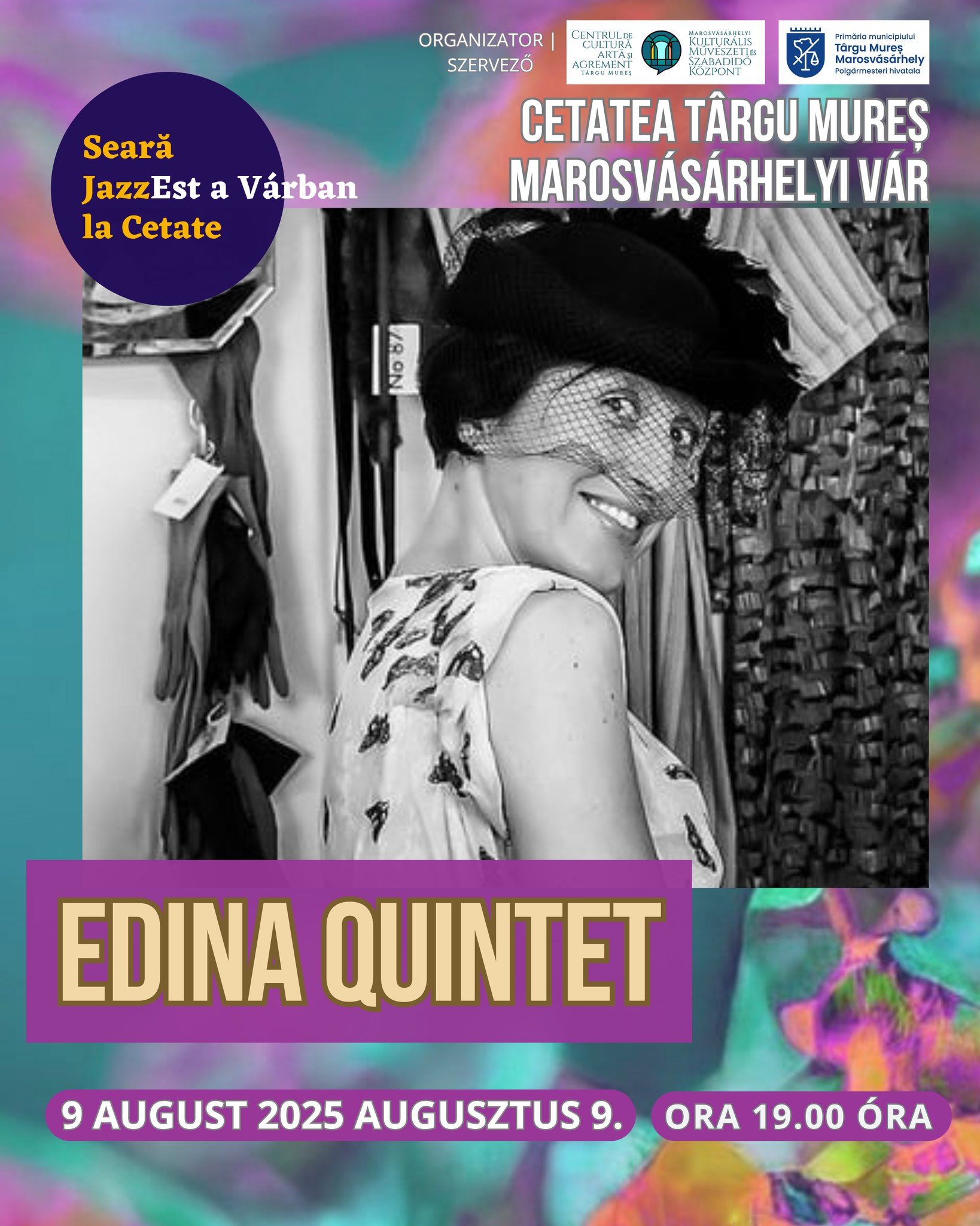 Jazzest a Várban: Fodor Edina Quintet koncertje Marosvásárhelyen