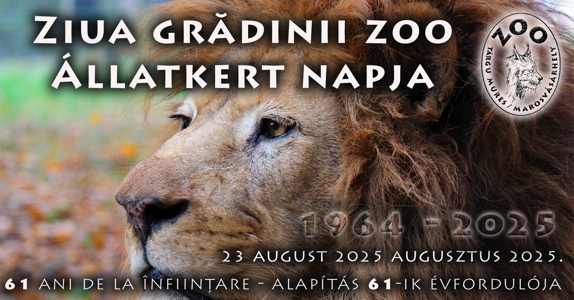 61 éves a Marosvásárhelyi Állatkert – egész napos programmal várják a látogatókat