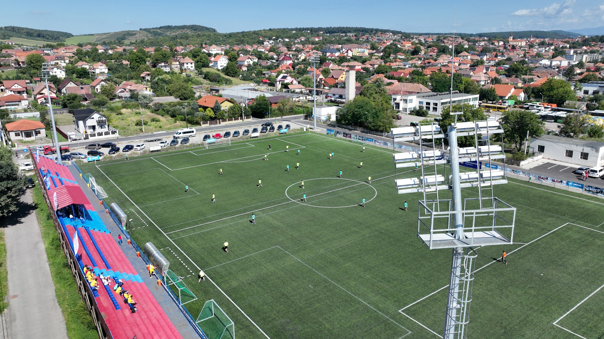 Gyermeklabdarúgó-bajnokság indult Szászrégenben 150 csapat részvételével