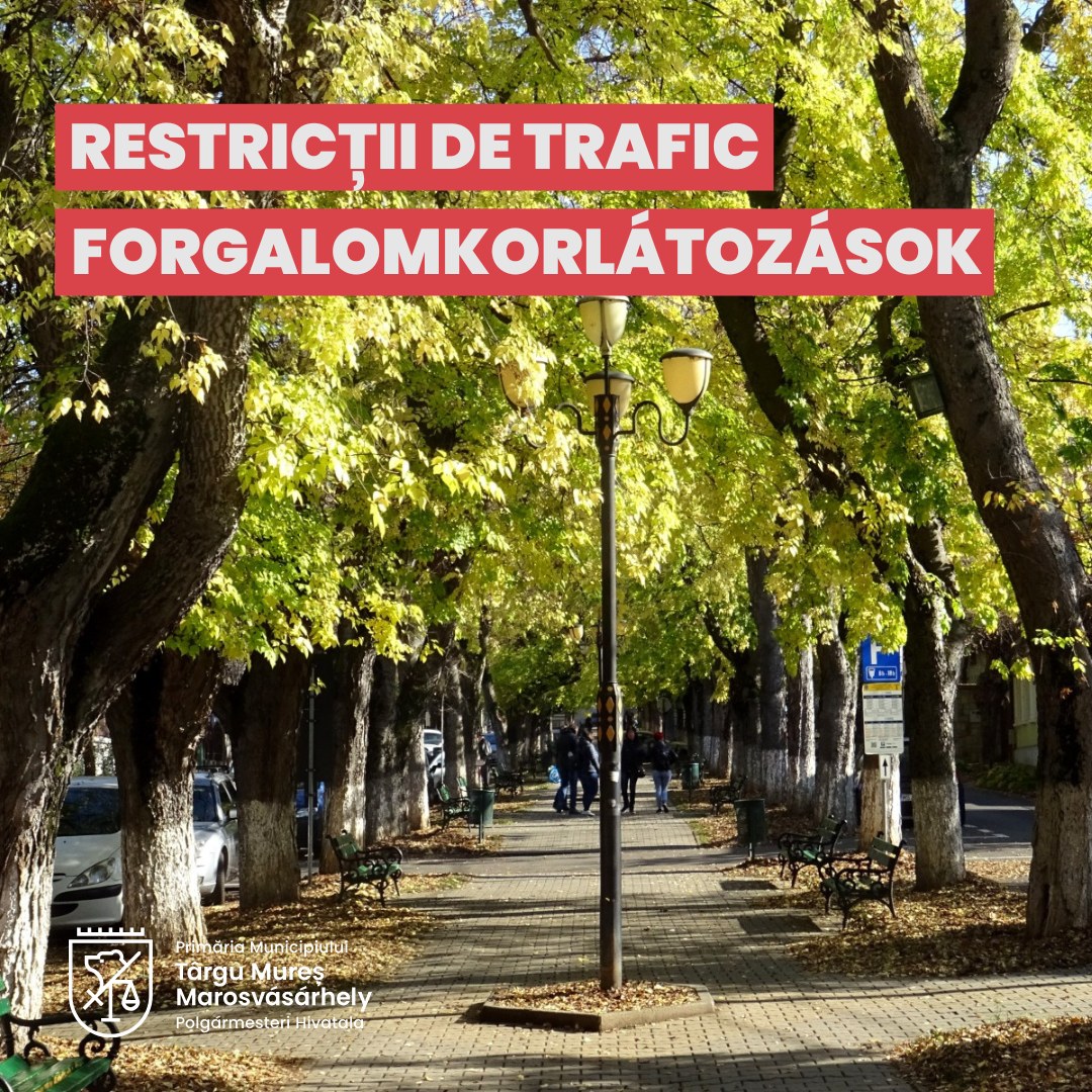 Forgalomkorlátozás a Vásárhelyi Forgatag ideje alatt – íme az érintett útszakaszok