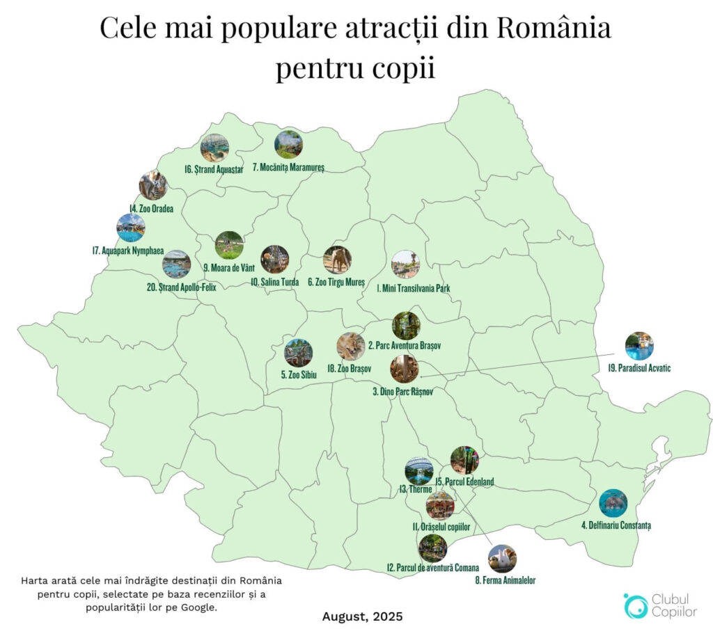 A marosvásárhelyi állatkert bekerült Románia 5 legkedveltebb gyermekprogramja közé