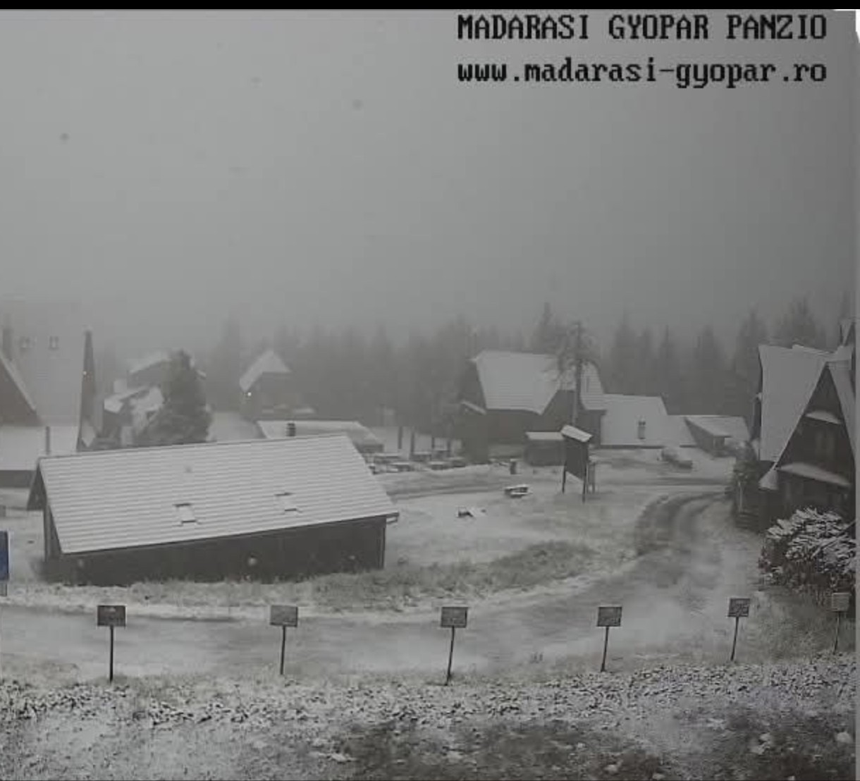 Megérkezett az első hó a Madarasi Hargitára