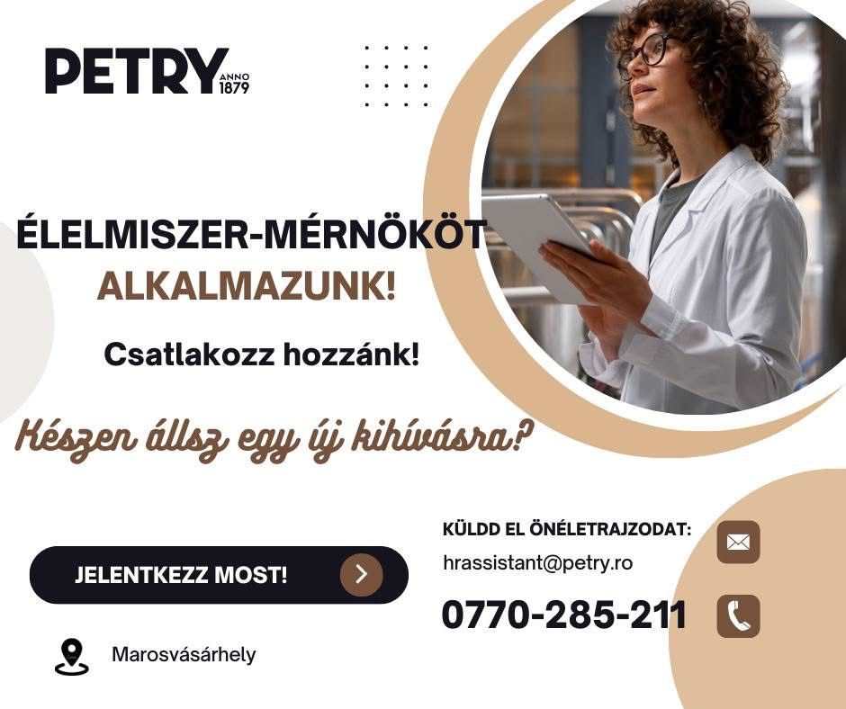 A Petry munkatársat keres – Csatlakozz a csapatukhoz!