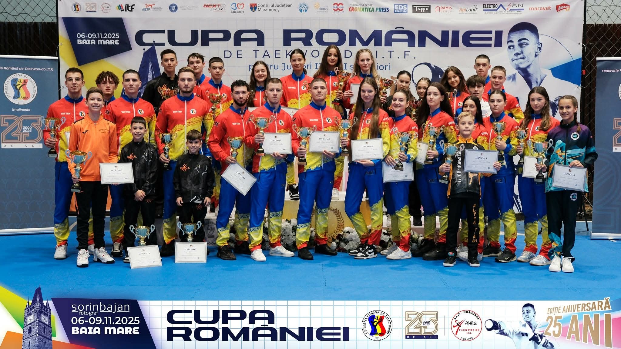 Két marosvásárhelyi sportoló a TOP 10-ben a Romániai ITF Taekwon-do ranglistán