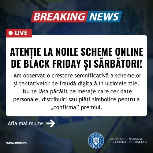 Nő az online csalások száma a Black Friday és az ünnepi időszak alatt!