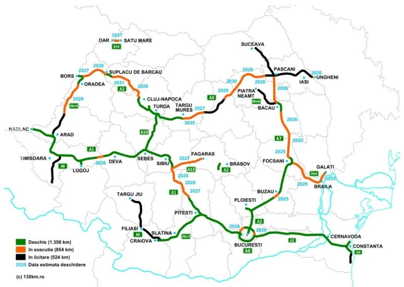 2026-ban kezdődik a romániai autópálya-építkezések nagy robbanása: Maros megye is a nagy infrastruktúra projektek térképére kerül