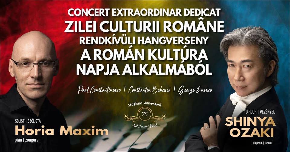 Rendkívüli szimfonikus hangverseny a Román Kultúra Napja alkalmából