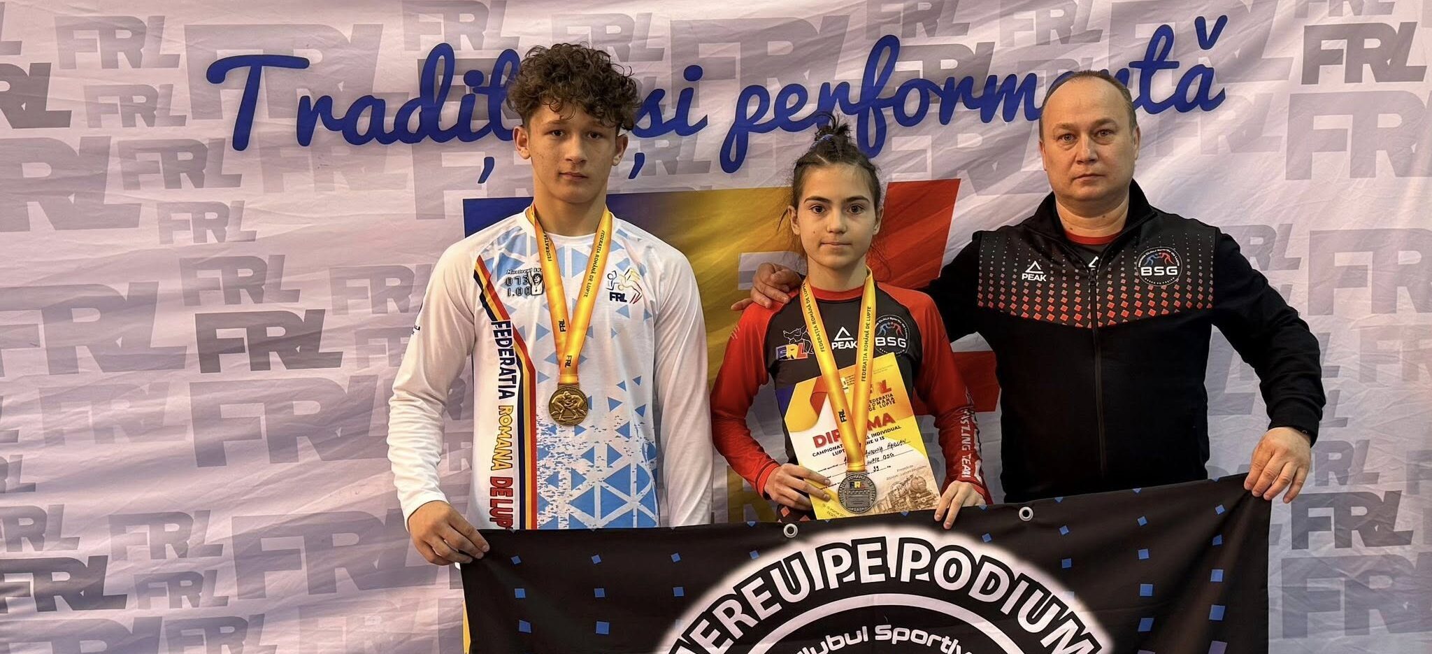 Két éremmel tértek haza a marosvásárhelyi BSG birkózói az U15-ös Országos Bajnokságról