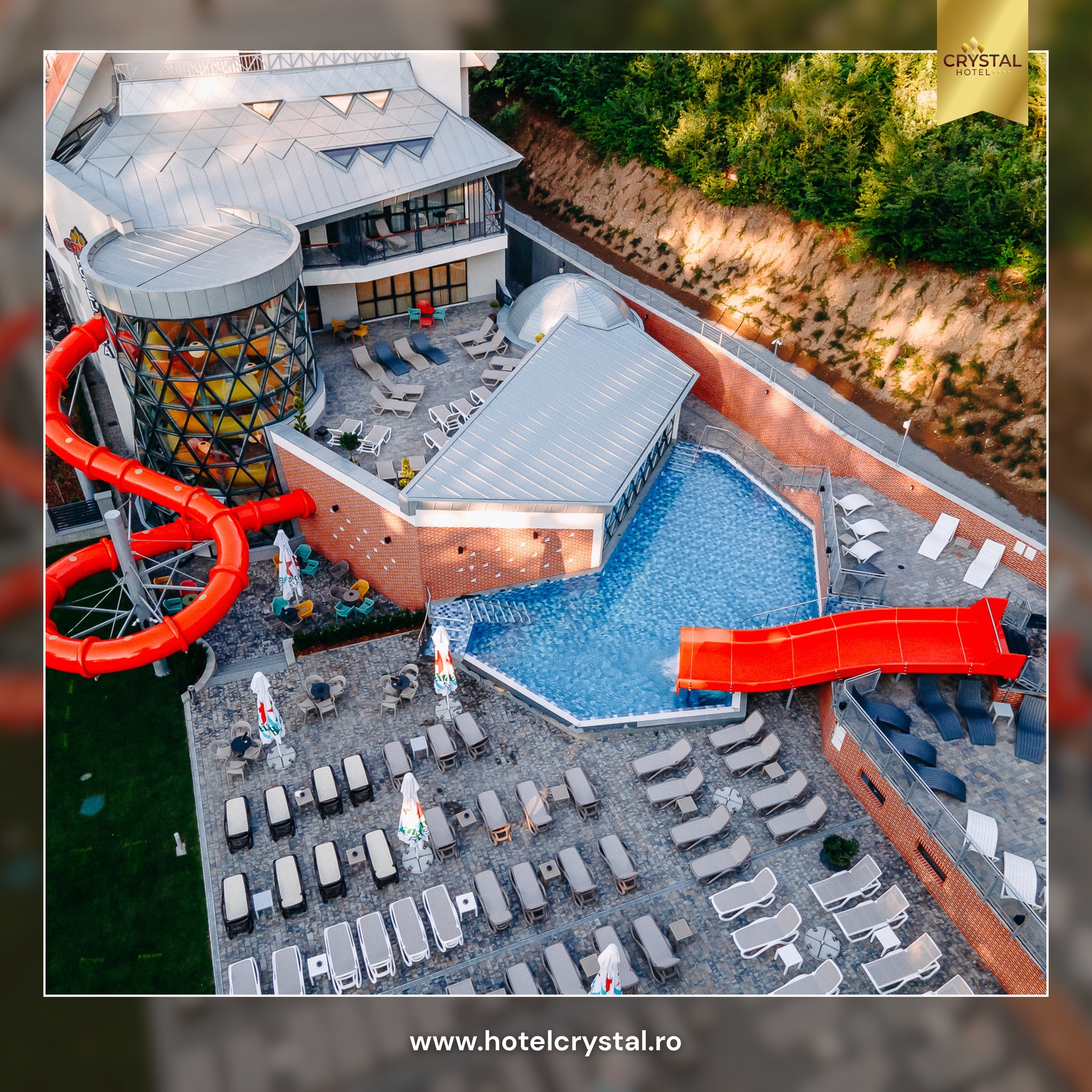 A szovátai Crystal Hotel kültéri medencéje jövő héten megnyílik