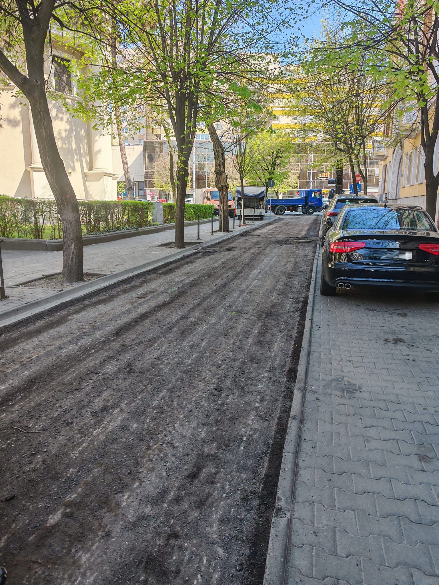 Marosvásárhelyen ideiglenesen lezárták a Tusnád utcát útjavítás miatt