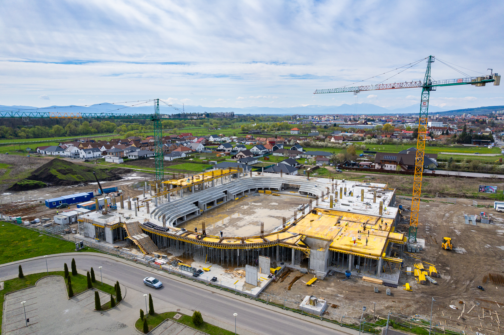 Sepsiszentgyörgyön épül az új jégcsarnok: látványos szakaszba lépett a beruházás