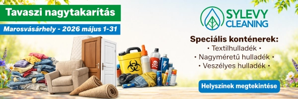 A Sylevy Cleaning Kft. elindítja Marosvásárhelyen a „Tavaszi nagytakarítás” kampányt