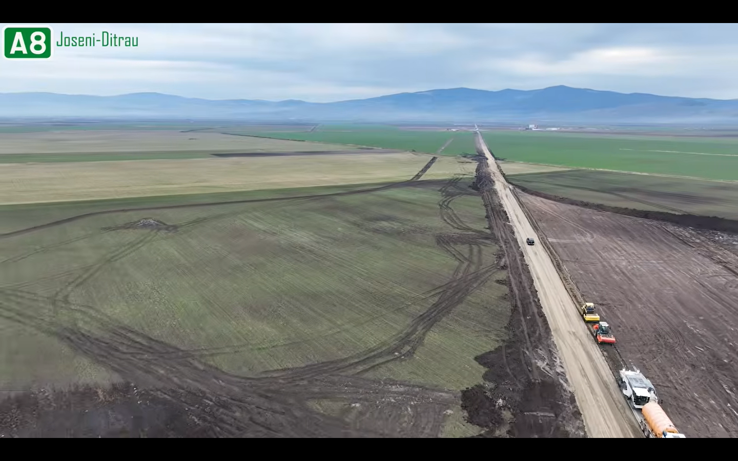 VIDEÓ – Így halad a Gyergyóalfalu–Ditró szakasz az A8-as autópályán