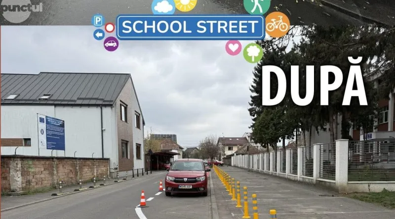 Hogyan alakították biztonságossá a forgalmat egy iskola környékén Marosvásárhelyen