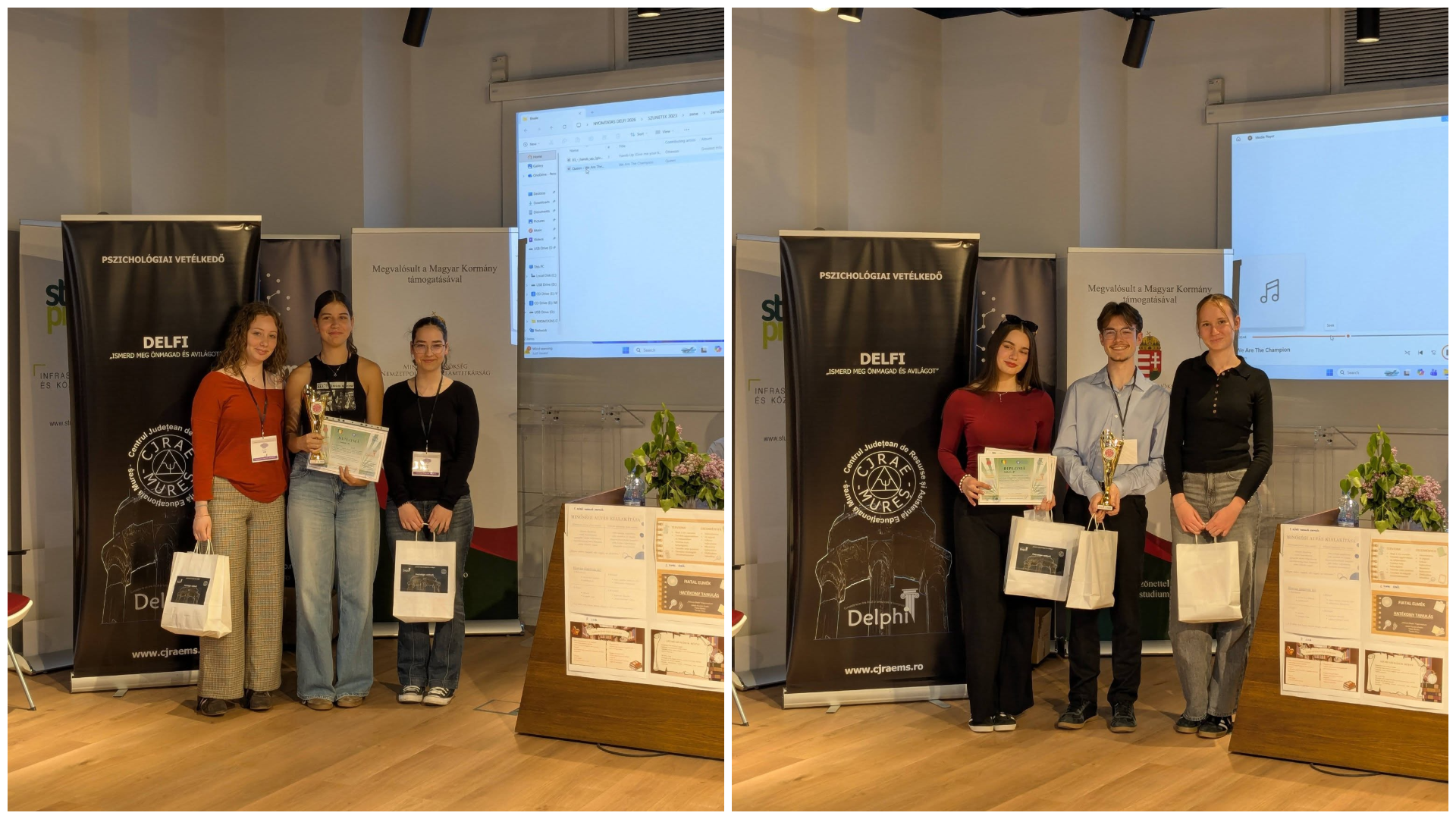 Bolyais sikerek a „Delfi” pszichológiai vetélkedőn Marosvásárhelyen