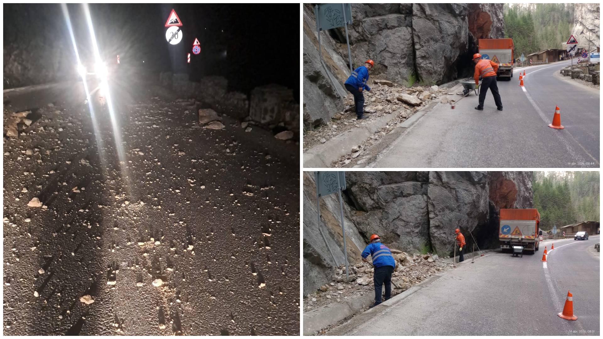 Omlásveszély a Békás-szorosban – óvatosságra intik a látogatókat