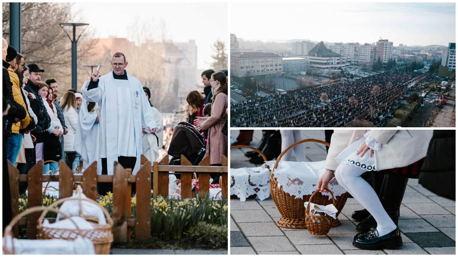 Elképesztő látvány – Több ezren vettek részt a Kárpát-medence legnagyobb ételszentelésén Csíkszeredában