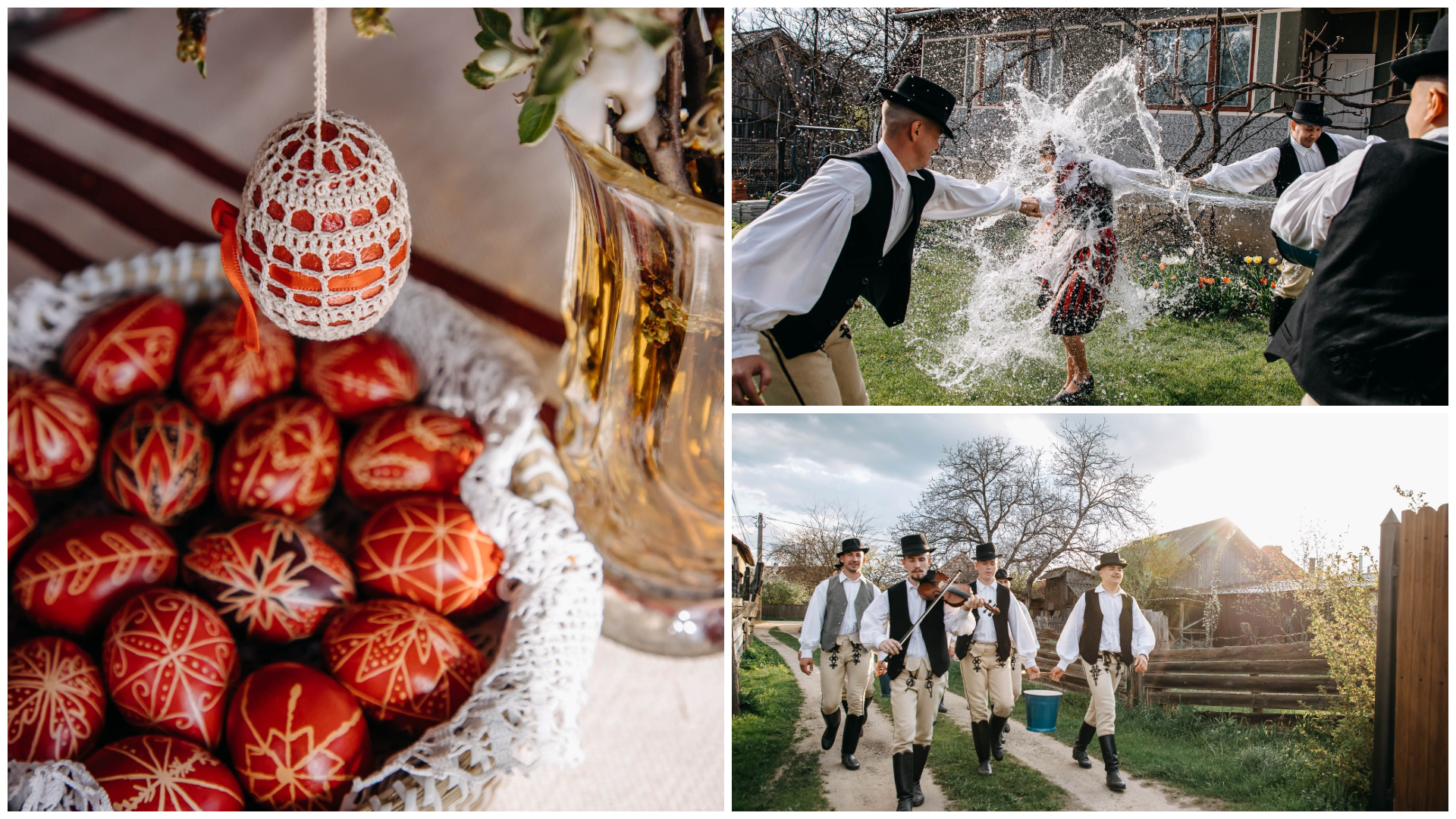 (Fotó) Hagyományos locsolás Erdélyben – énekek és jókívánságok kíséretében, friss kútvízzel locsolták a lányokat, hogy el ne hervadjanak