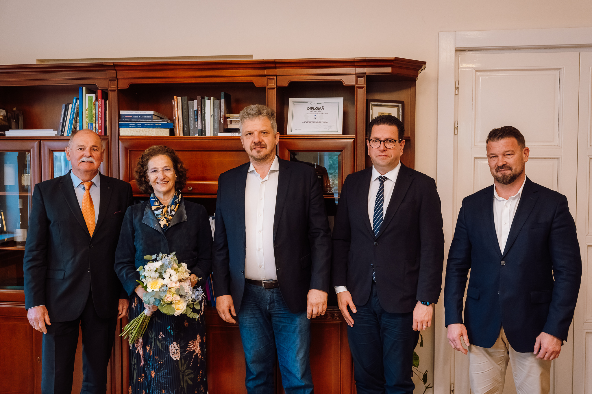 Osztrák diplomáciai küldöttséget fogadtak Marosvásárhelyen