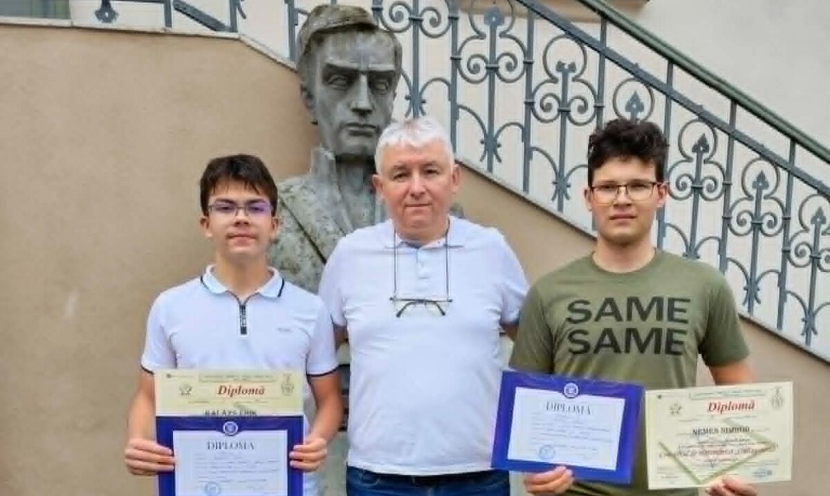 Minisztériumi I. díjat szerzett a Bolyai Farkas Elméleti Líceum tanulója