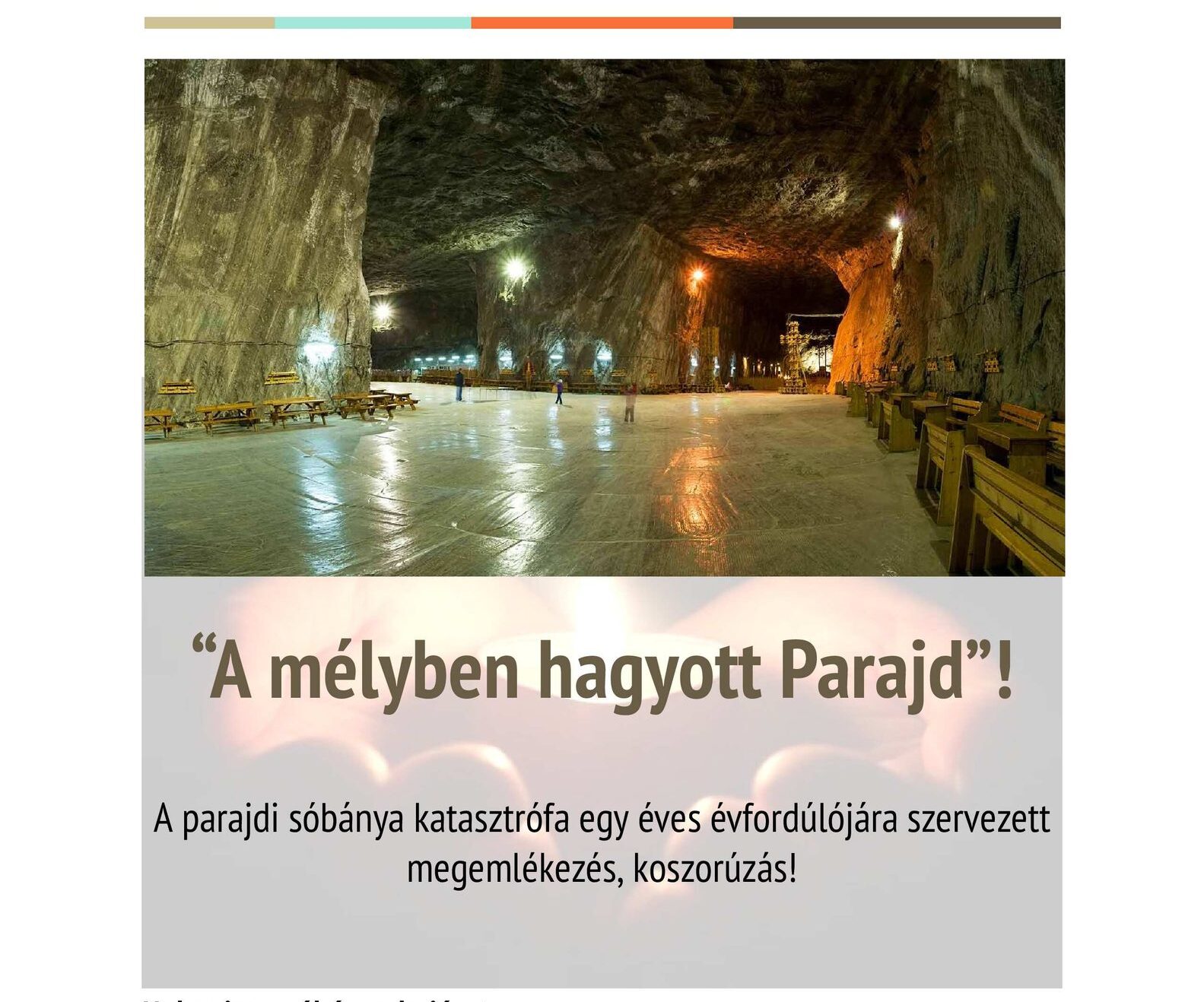 Egy év után újra összefognak Parajdért: szolidaritási eseményt tartanak a sóbánya bejáratánál