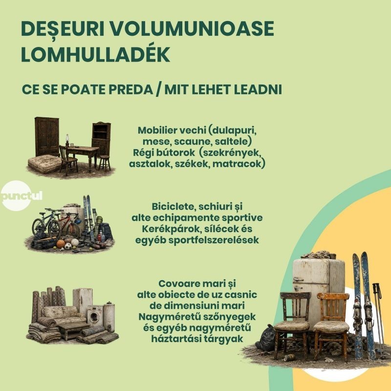 Folytatódik a nagyméretű, textil és veszélyes hulladékok gyűjtési kampánya Marosvásárhelyen!