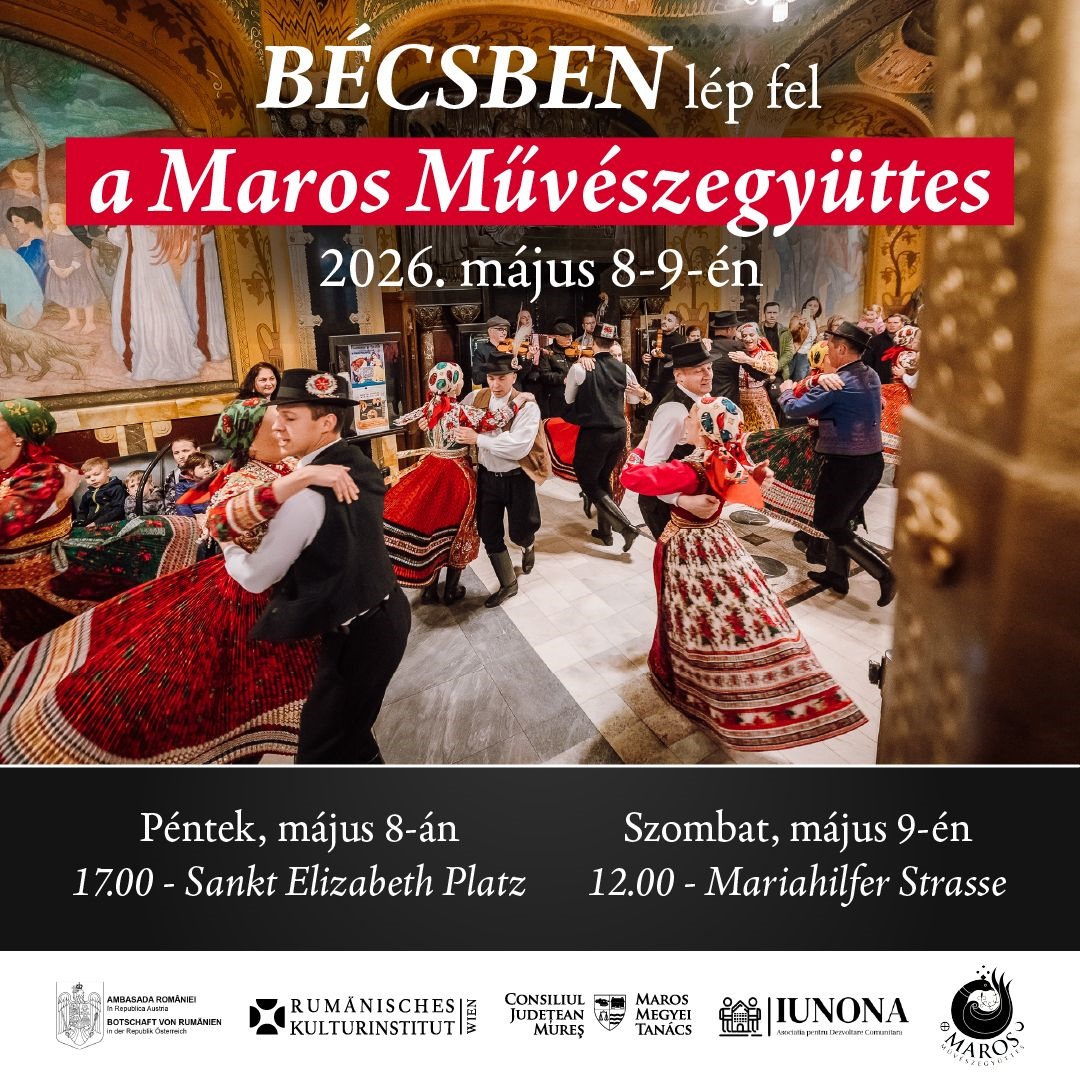 Bécsben lép fel a Maros Művészegyüttes