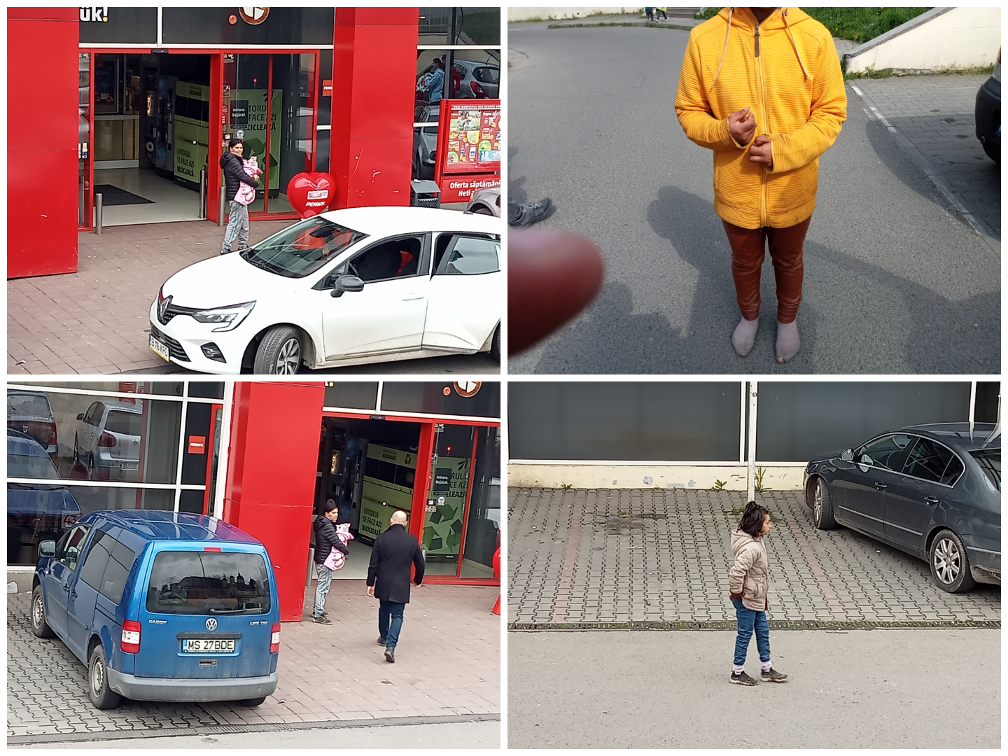Ahogy megjött a jó idő, újra ellepték a koldusok a marosvásárhelyi bevásárlóközpontok parkolóit
